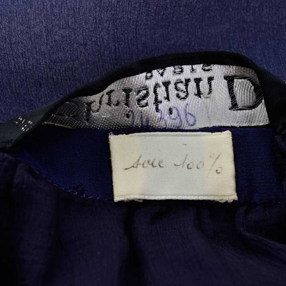 Christian Dior Haute Couture Numbered Navy Blue S… - image 8