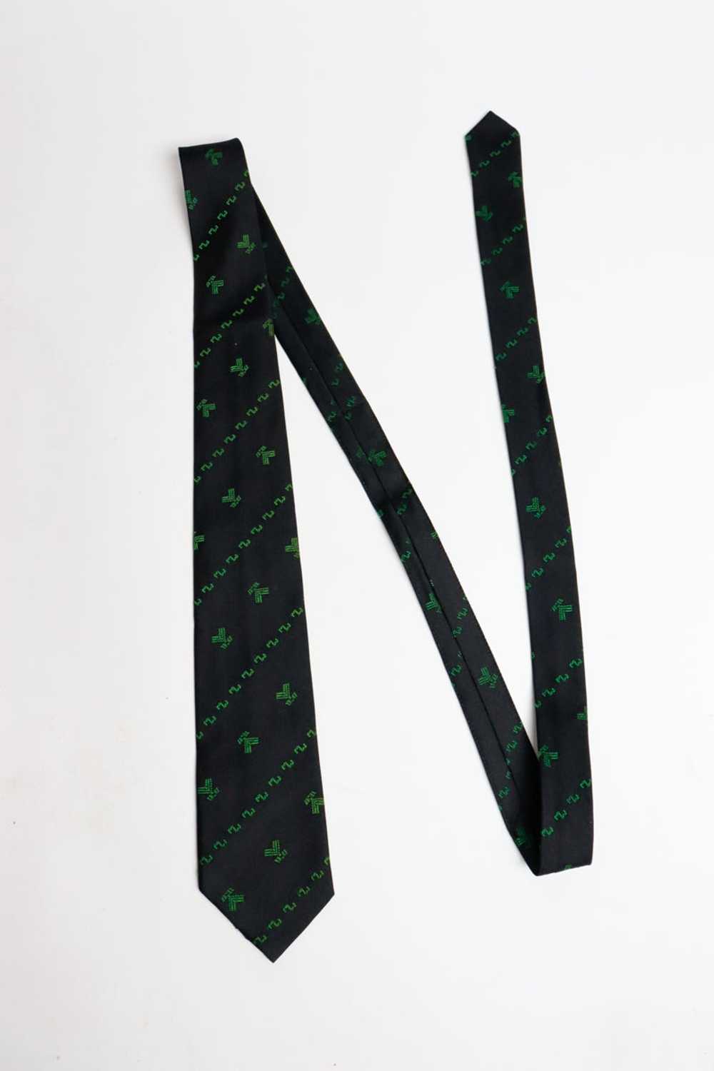 Comme des Garcons Homme Plus Necktie Black Silk T… - image 2