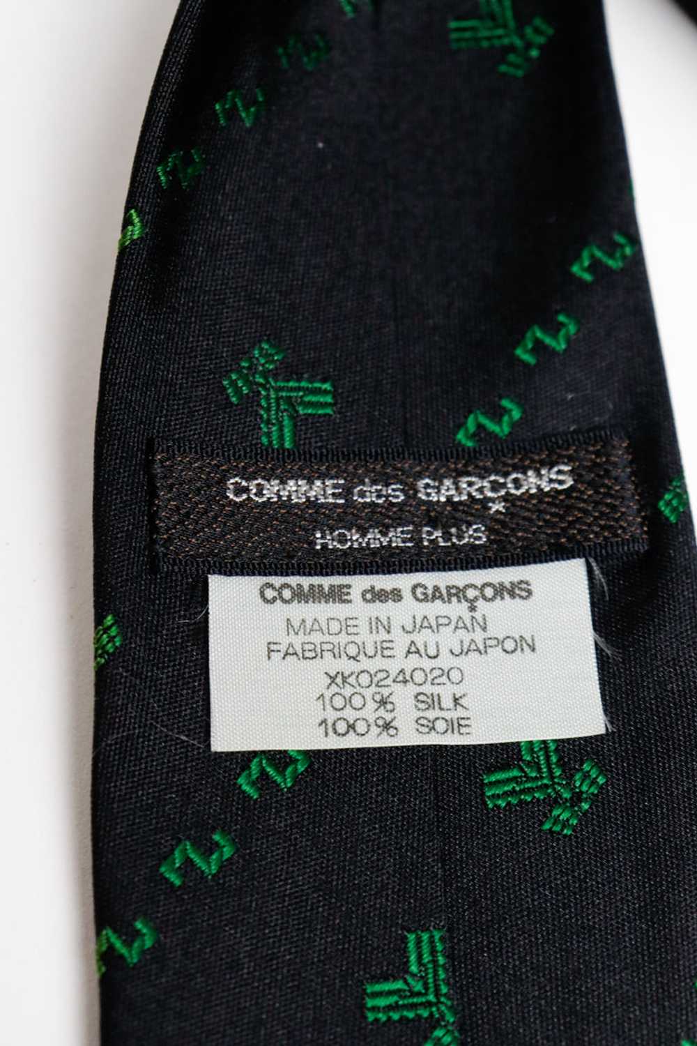Comme des Garcons Homme Plus Necktie Black Silk T… - image 4