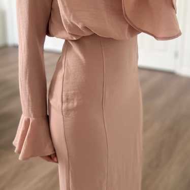 ASOS Design Dusty Pink Midi Dress