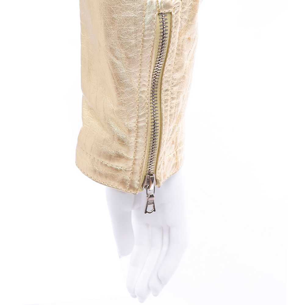 F/W 1994/95 Gianni Versace Embossed Gold Leather … - image 12