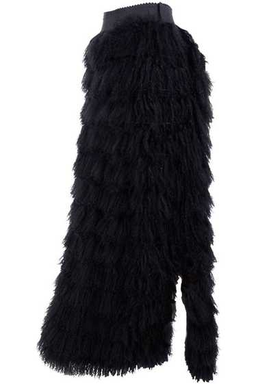 F/W 1999 Dolce & Gabbana Black Mongolian Lambs Fur