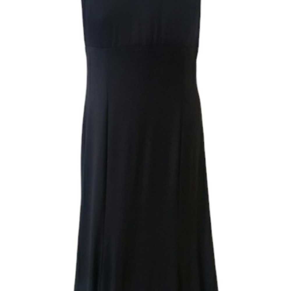 R & M Richards A-Line Silhouette Gown Black with … - image 7