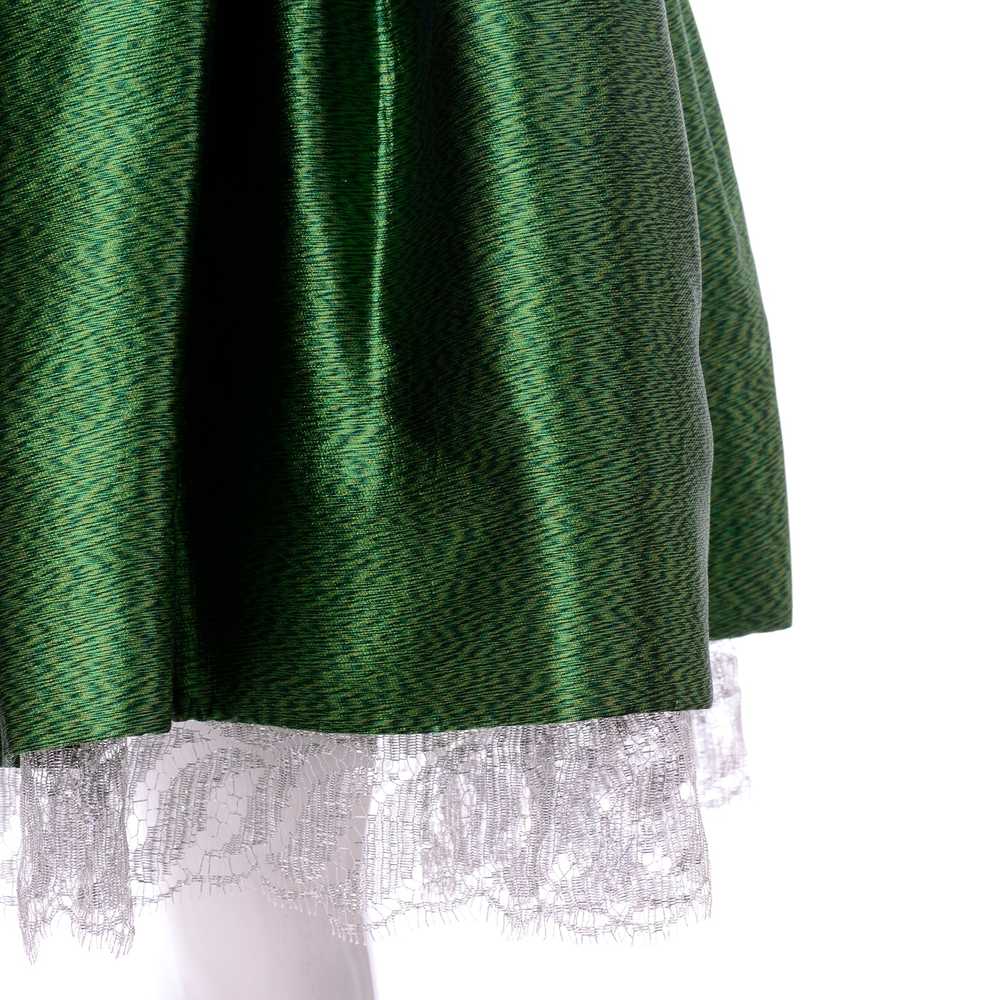 Geoffrey Beene Vintage Green High Waisted Skirt &… - image 10