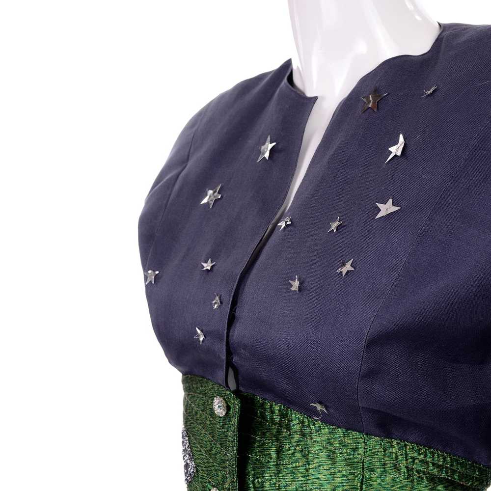 Geoffrey Beene Vintage Green High Waisted Skirt &… - image 6