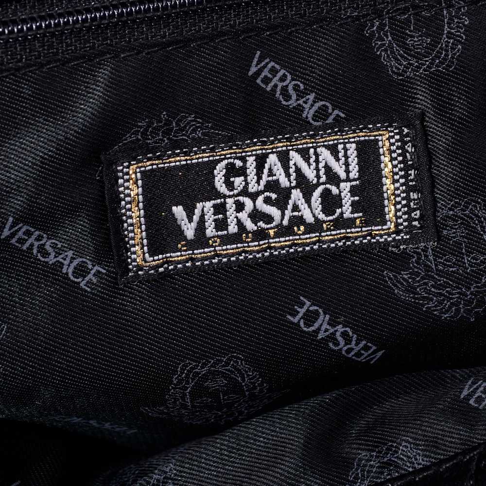 Gianni Versace Couture Vintage Black Drawstring B… - image 6