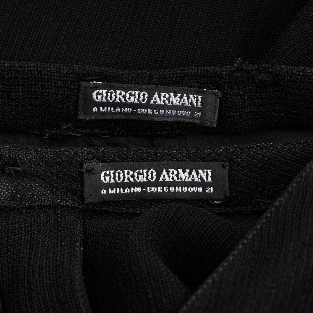 Giorgio Armani Black Sheer Crepe Evening Pants Tu… - image 6