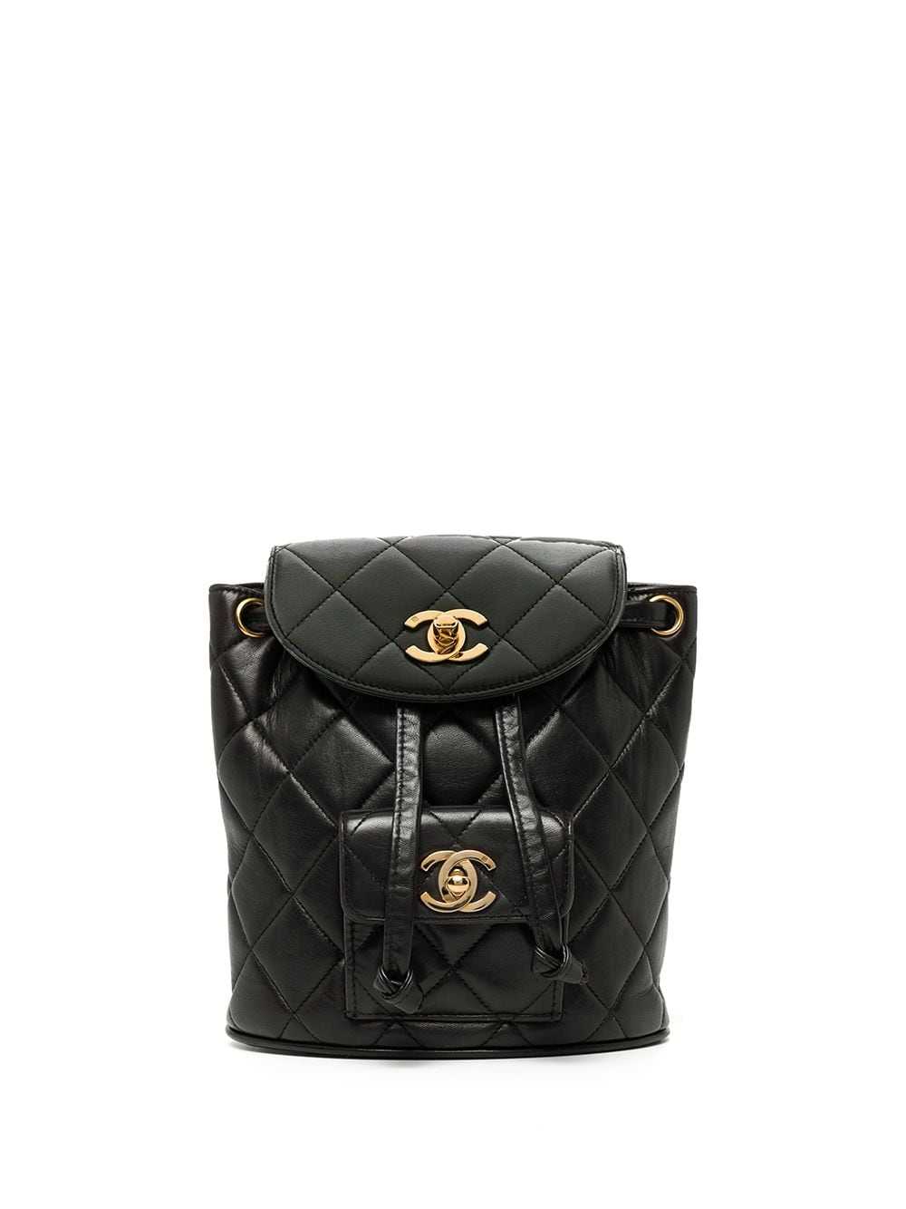 CHANEL Pre-Owned 1992 mini Duma diamond-quilted b… - image 1