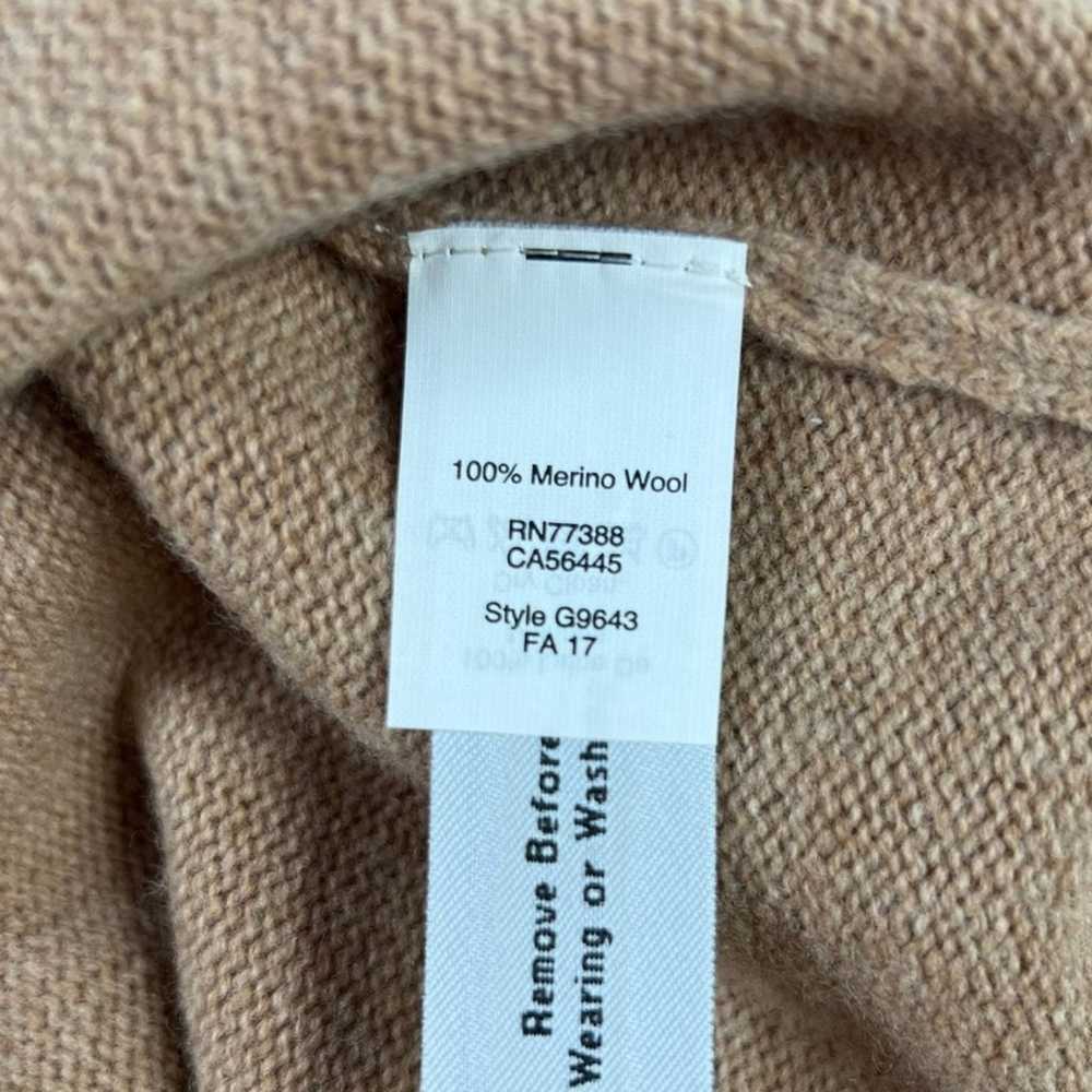 Madewell Tie-Cuff Merino Wool Sweater Dress Tan S… - image 5