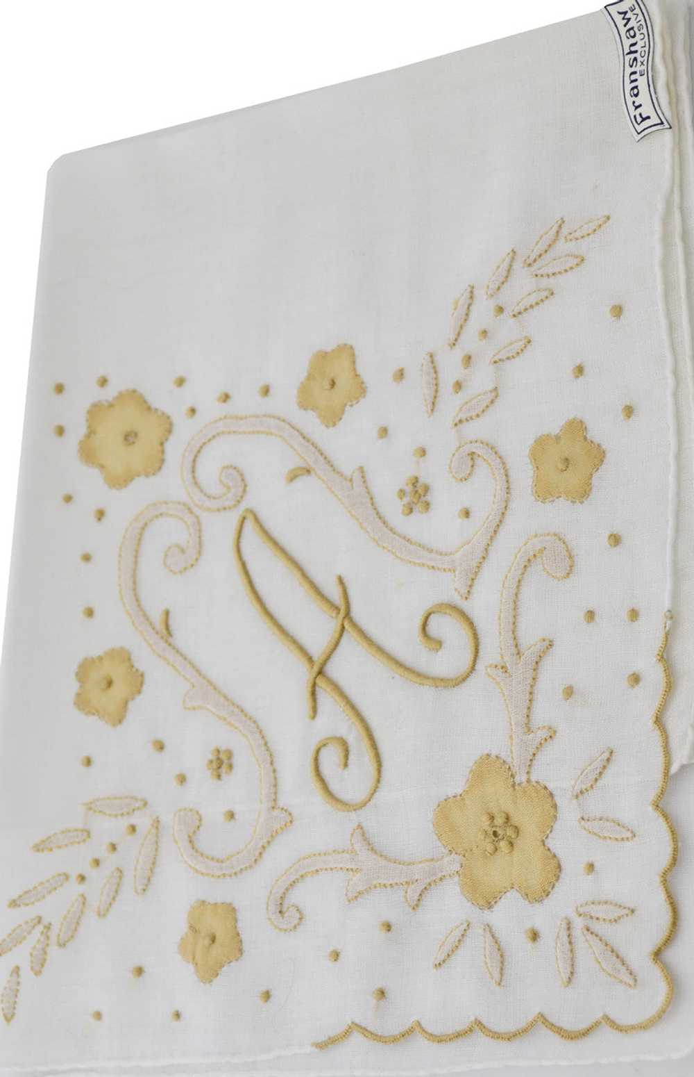 Madeira Vintage A Monogrammed Handkerchief New w/… - image 3