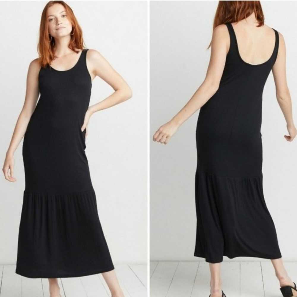 Marine Layer Grace Maxi Tank Ribbed Dress Large - image 2