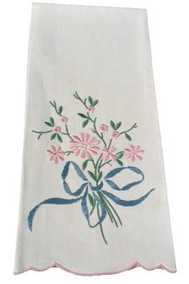 Madeira Vintage set of 4 NEW linen hand towels I M