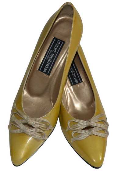 NEW vintage Stuart Weitzman golden yellow patent l