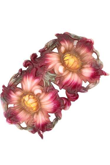 Outstanding Brooch Celluloid Vintage Early Plastic