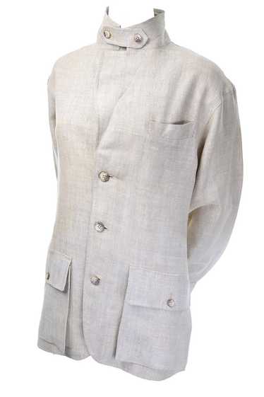 Ralph Lauren Henri Bendel Vintage Linen Jacket - image 1