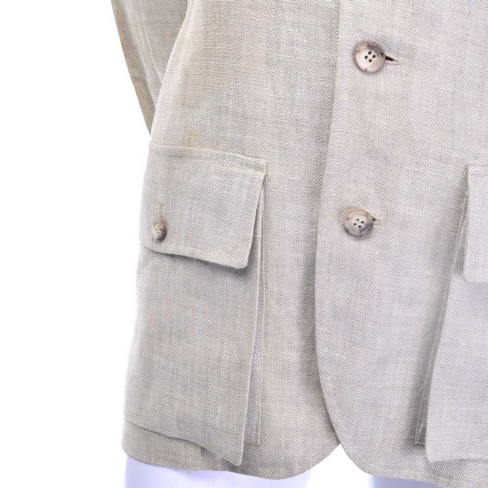 Ralph Lauren Henri Bendel Vintage Linen Jacket - image 3