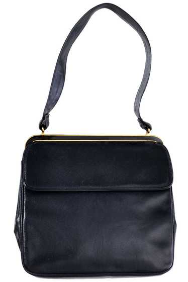 Rare Koret Pinseal Leather Vintage Handbag w/ Enam