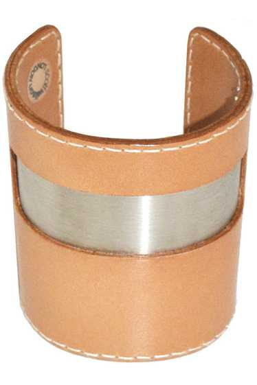 Scott Wilson London vintage leather bracelet cuff