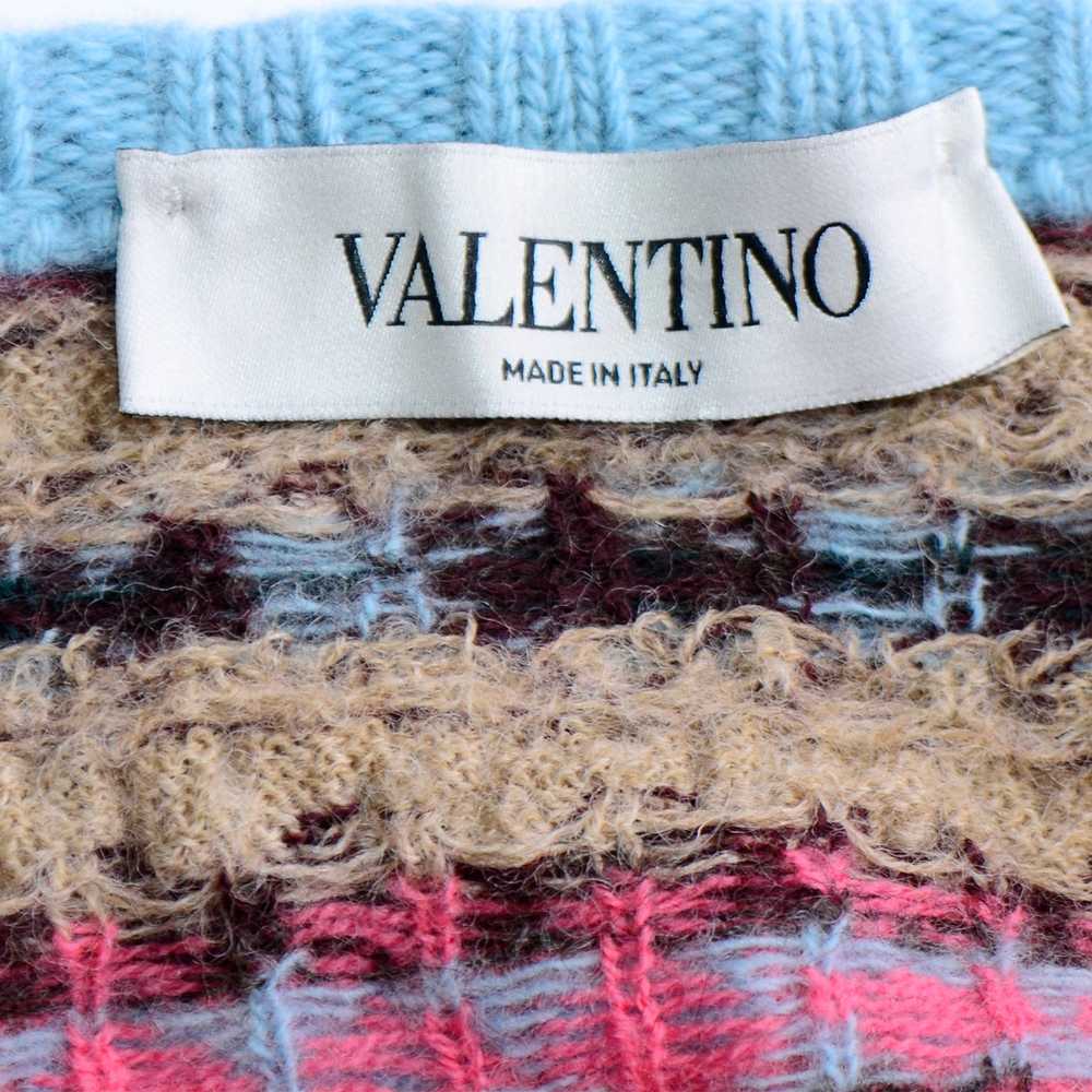Valentino Brown Pink Blue Fair Isles Knit Bralett… - image 8