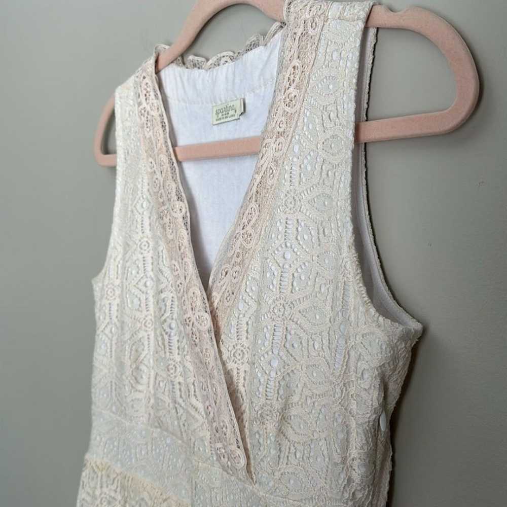 Spartina 449 Women’s Louisa Lace Dress Pearl Whit… - image 8