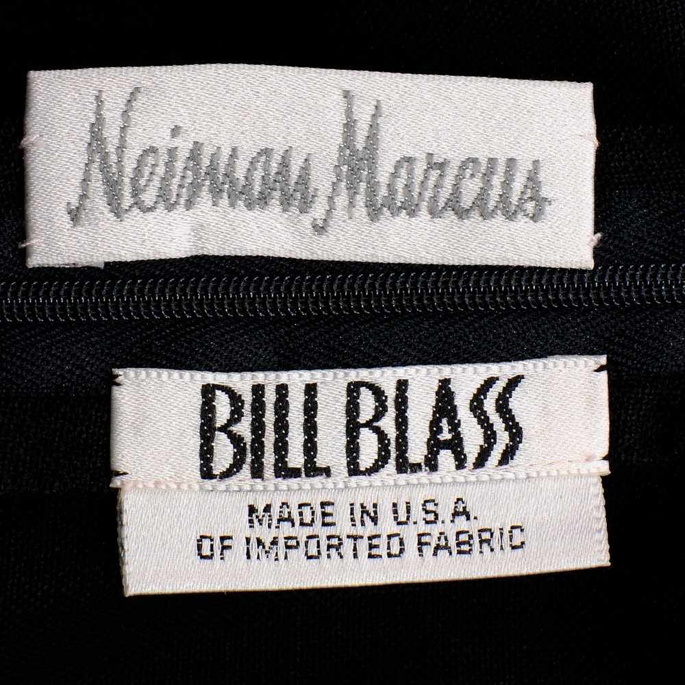Vintage Bill Blass Linen Little Black Dress - image 8