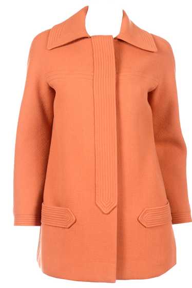 Vintage Pierre Cardin Orange Wool Jacket