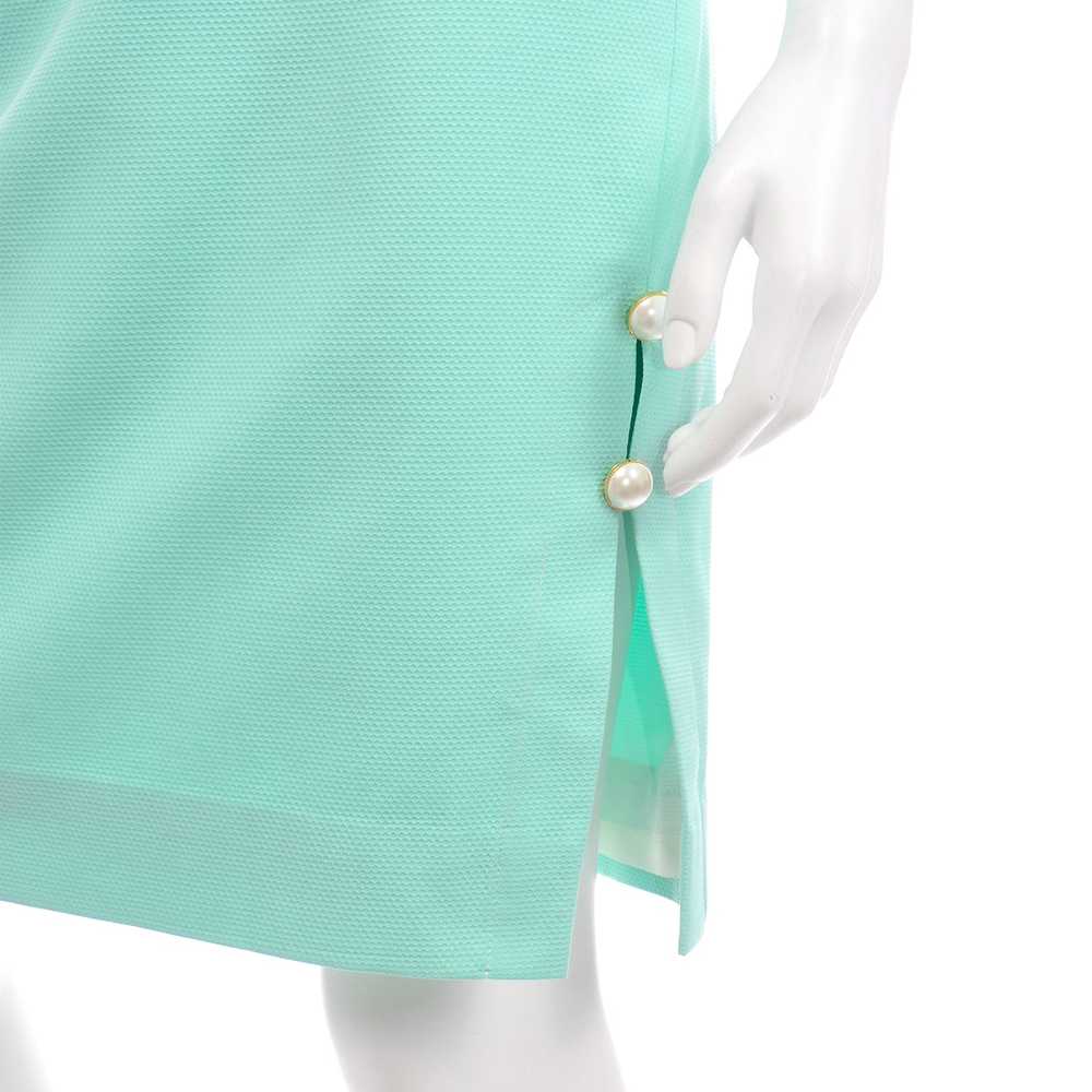 Vintage Thierry Mugler Mint Green Skirt and Jacke… - image 10