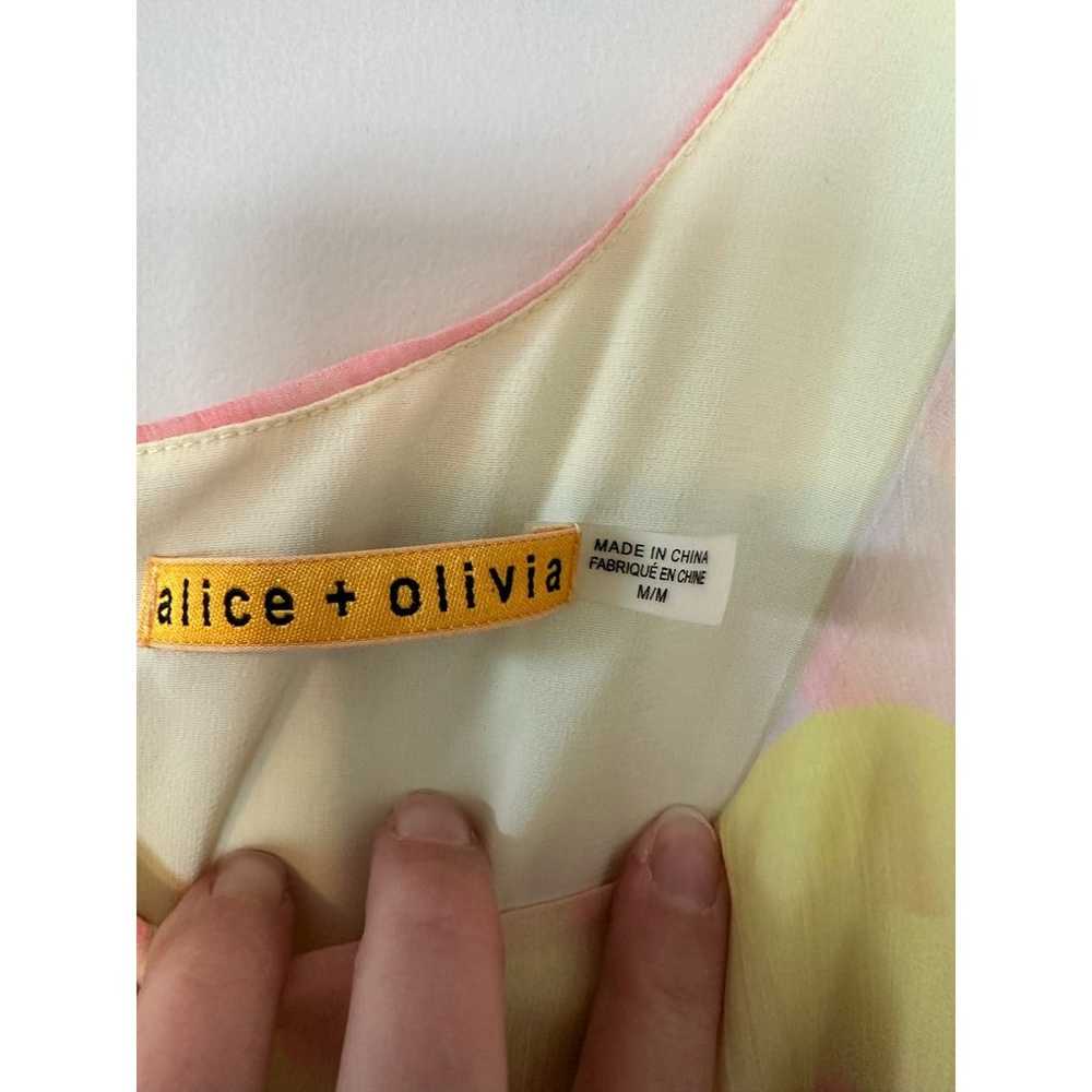 Alice + Olivia Louise Gathered-Skirt Floral Dress… - image 8