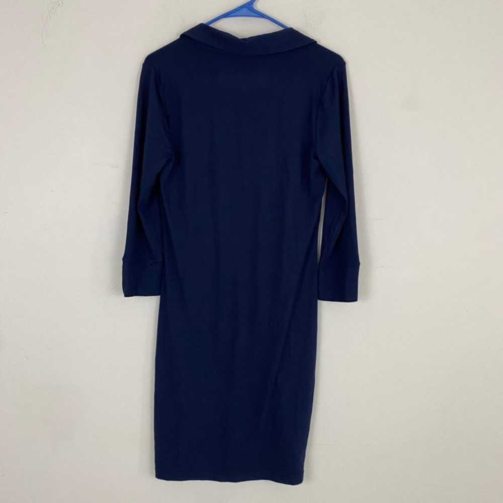 LILLY PULITZER navy long sleeve jersey dress - image 2