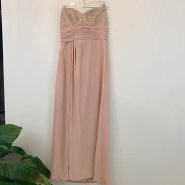 SORELLA VITA pink strapless bridesmaid dress - image 1