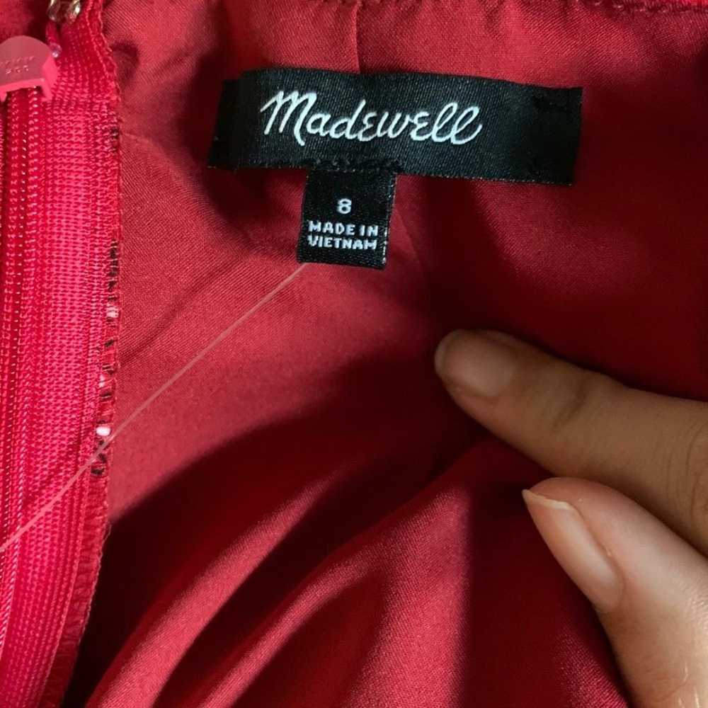 Madewell Hazelwood Red Wrap Dress Orig $128 - image 6
