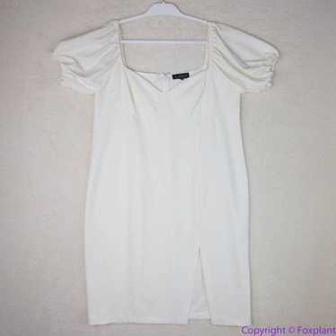 NEW Eloquii white off the shoulder bodycon dress, 