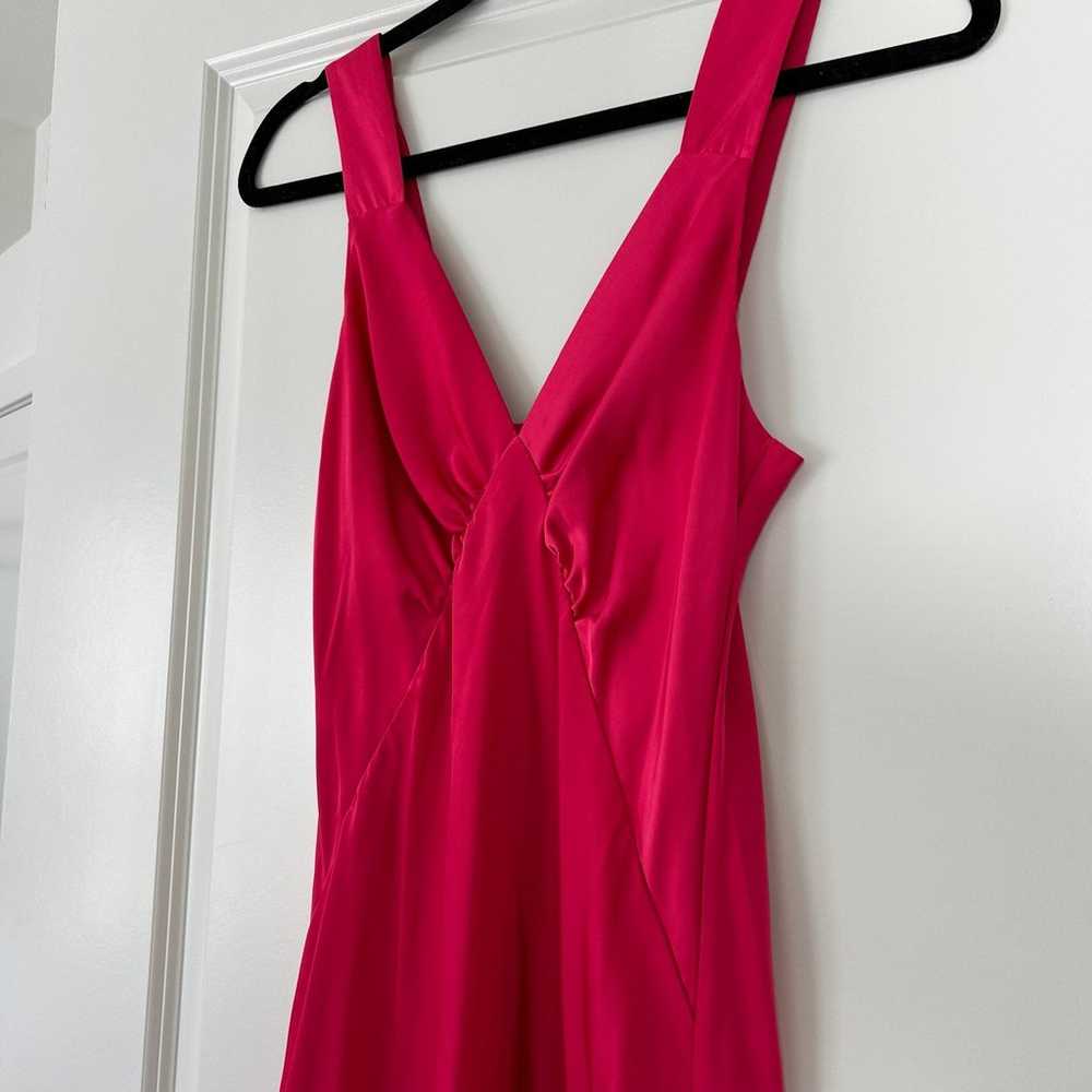 Hot pink House of Harlow Revolve Maxi slip dress - image 2