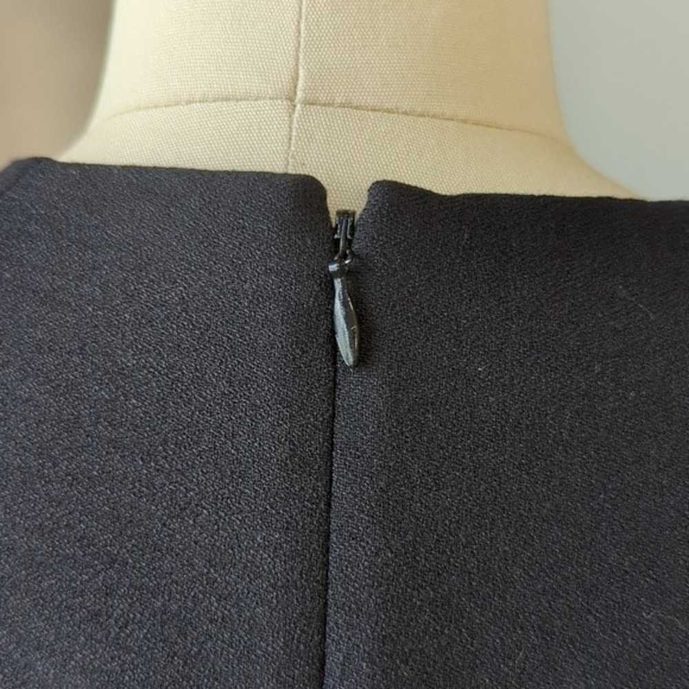 L'agence Ruched Faux Wrap Sheath Ponte Knit Dress… - image 5