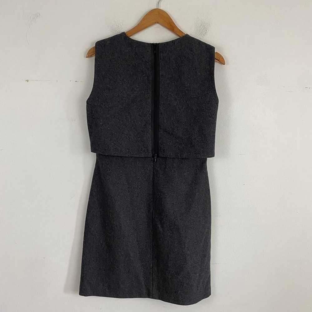 KATE SPADE SATURDAY gray wool a-line mini dress - image 4