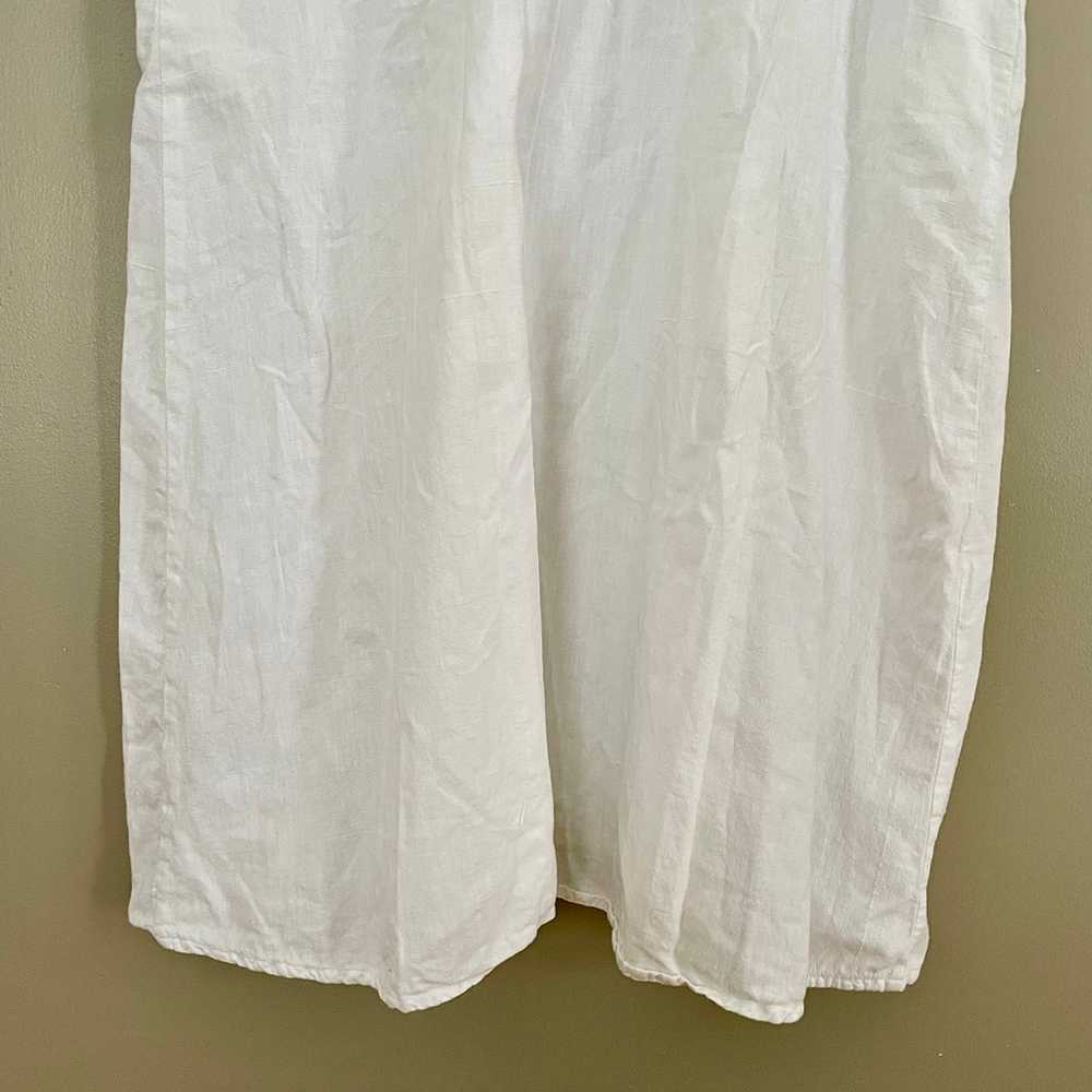 Matta White Midi Dress With Pockets 100% Cotton W… - image 5