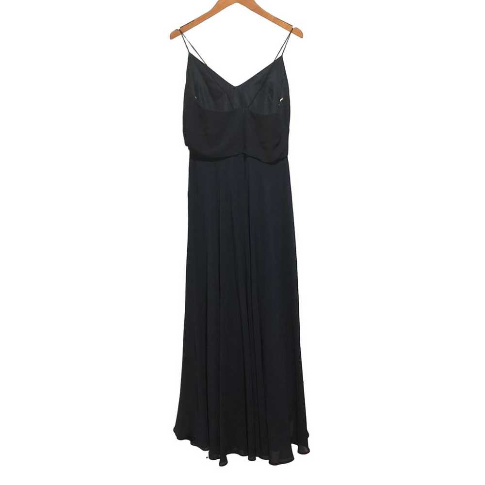 Jenny Yoo Collection-Navy Blue Chiffon Inesse Bri… - image 8