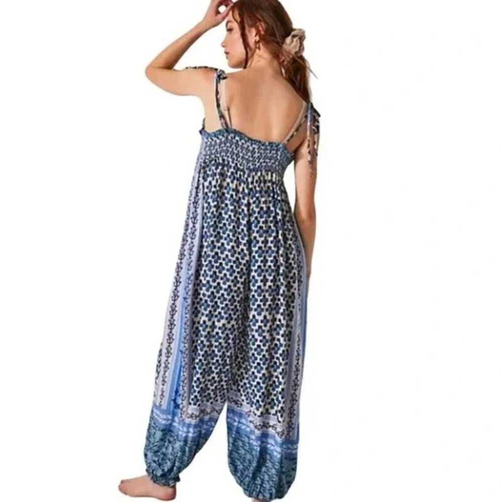 Free People Rule The World Floral Maxi  Jumpsuit … - image 4