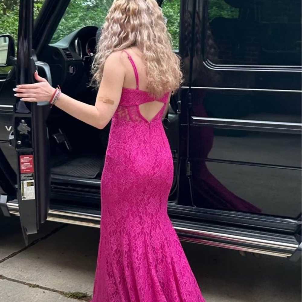 Pink prom dress - image 2