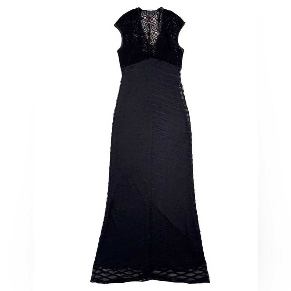 VIVIENNE TAM Vintage Evening Maxi Dress with Slip… - image 1