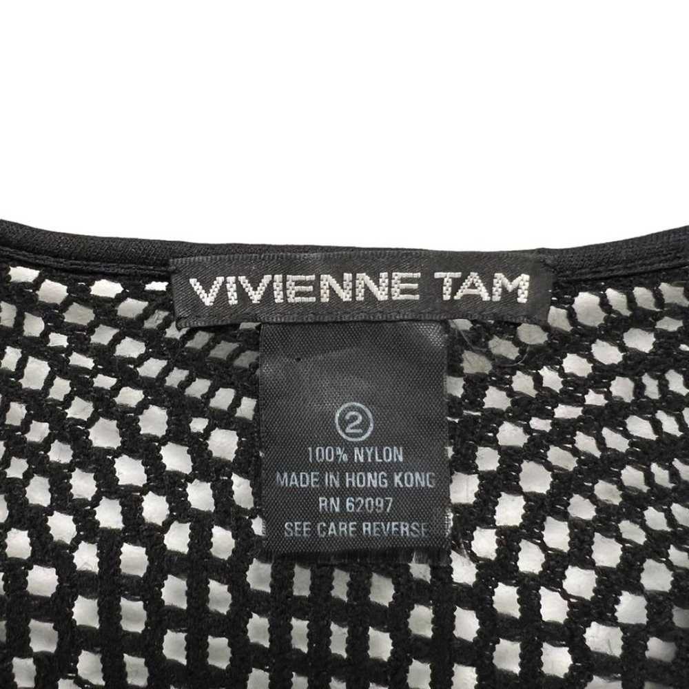 VIVIENNE TAM Vintage Evening Maxi Dress with Slip… - image 6