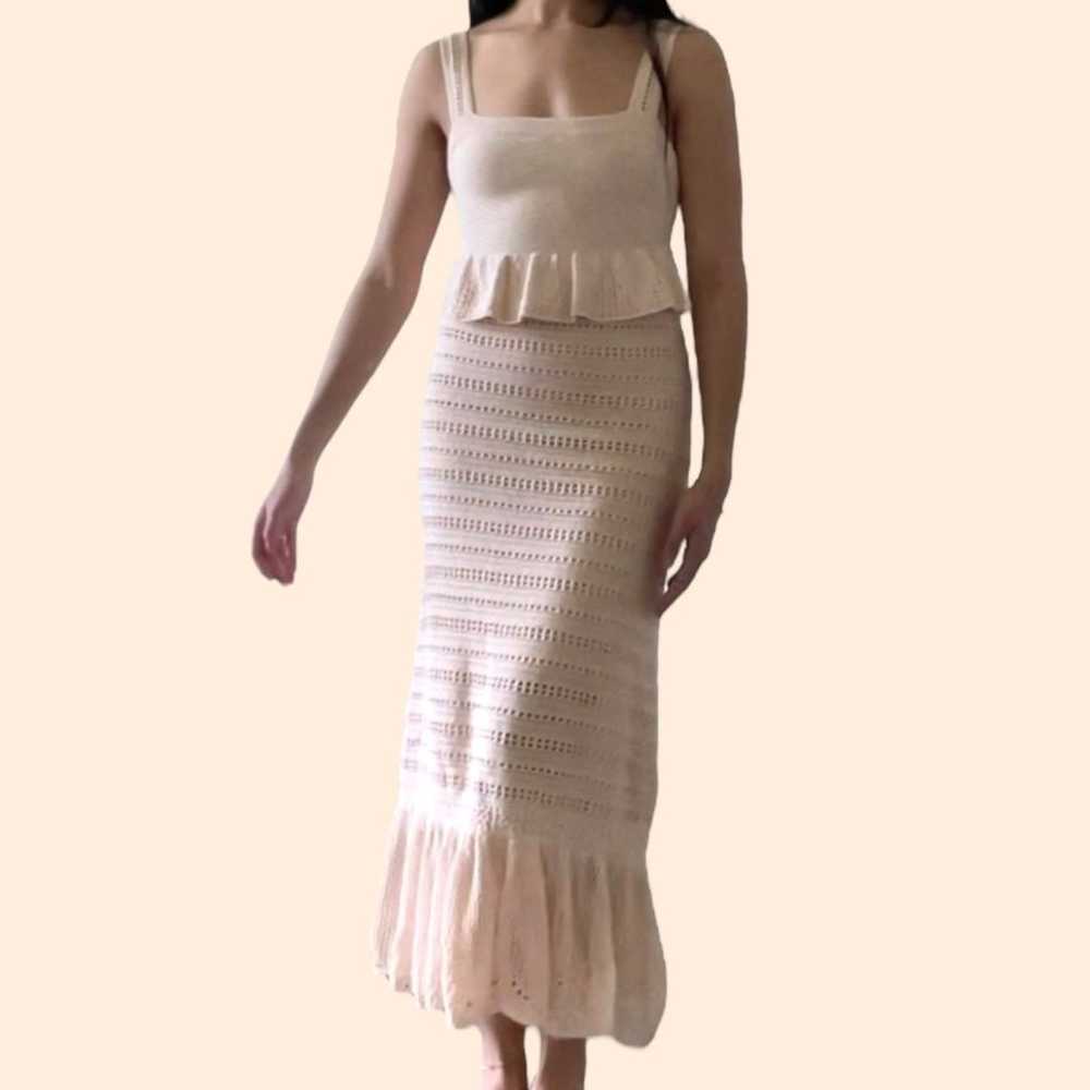 A.L.C. Amaya Knit Skirt Set - image 1