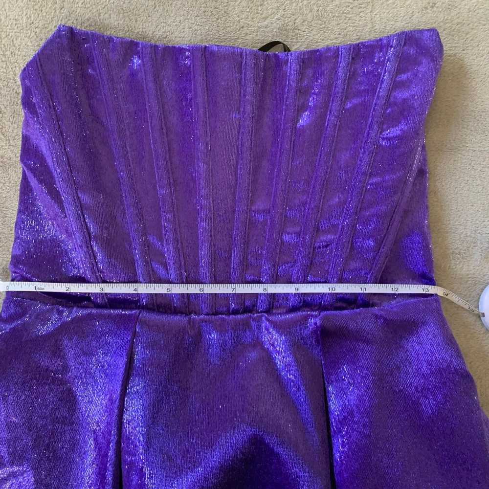 Bronx and Banco Maraya Purple Shimmer Velvet Cors… - image 5