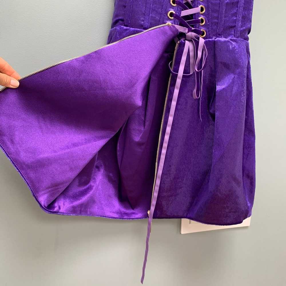 Bronx and Banco Maraya Purple Shimmer Velvet Cors… - image 7