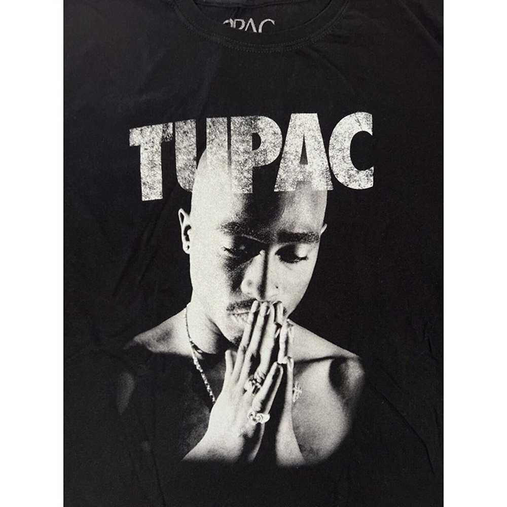 Vintage Tupac 2Pac T-Shirt Size XL Retro Praying … - image 2