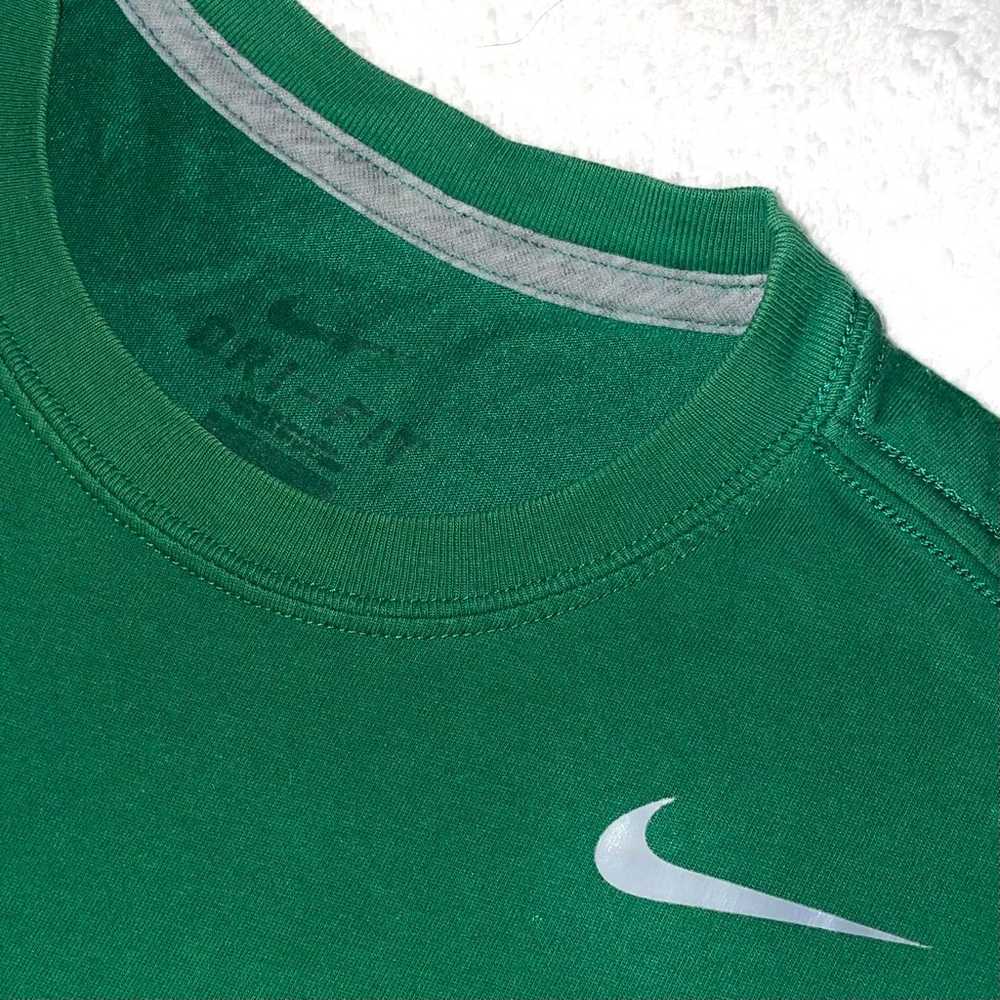 Mens NIKE Green Short Sleeve Shirt size Adult Sma… - image 2