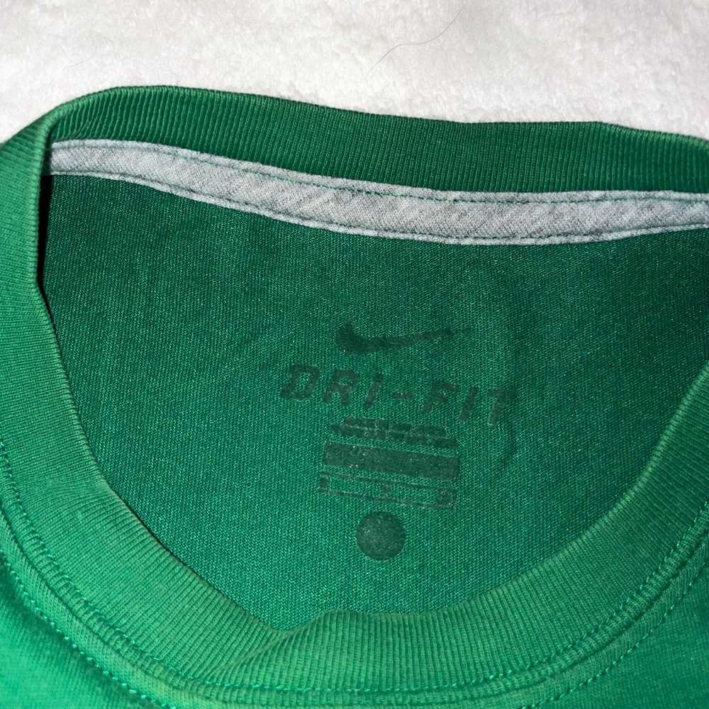Mens NIKE Green Short Sleeve Shirt size Adult Sma… - image 3
