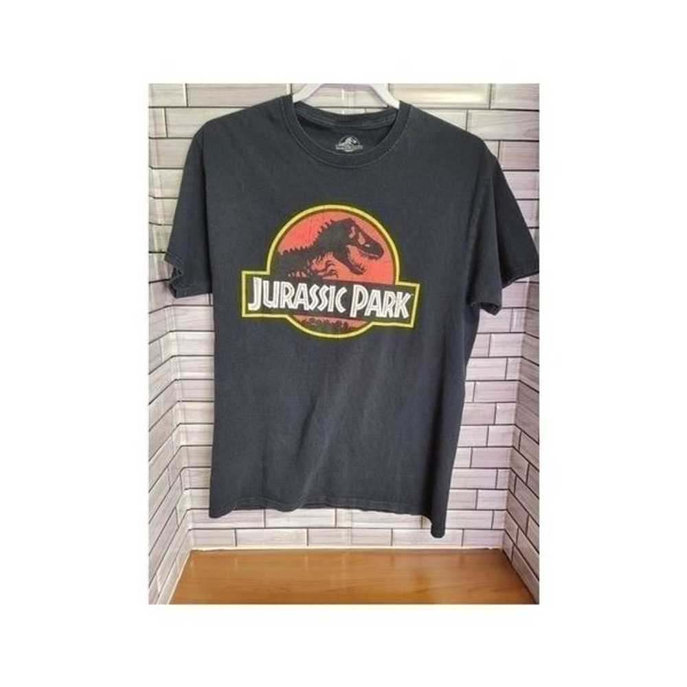 Vintage Black Medium Jurassic Park T-shirt - image 1