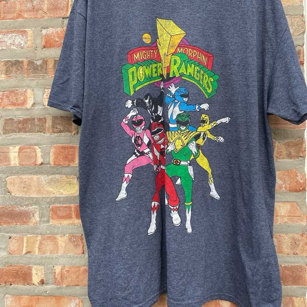Mighty morphin power rangers tshirt shirt short s… - image 1