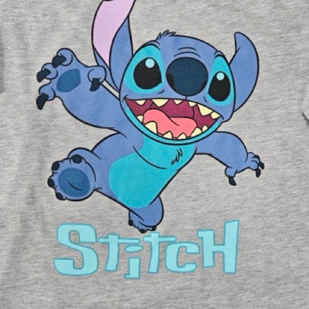 Disney Stitch Alien T-Shirt Men’s Medium Gray Blu… - image 2